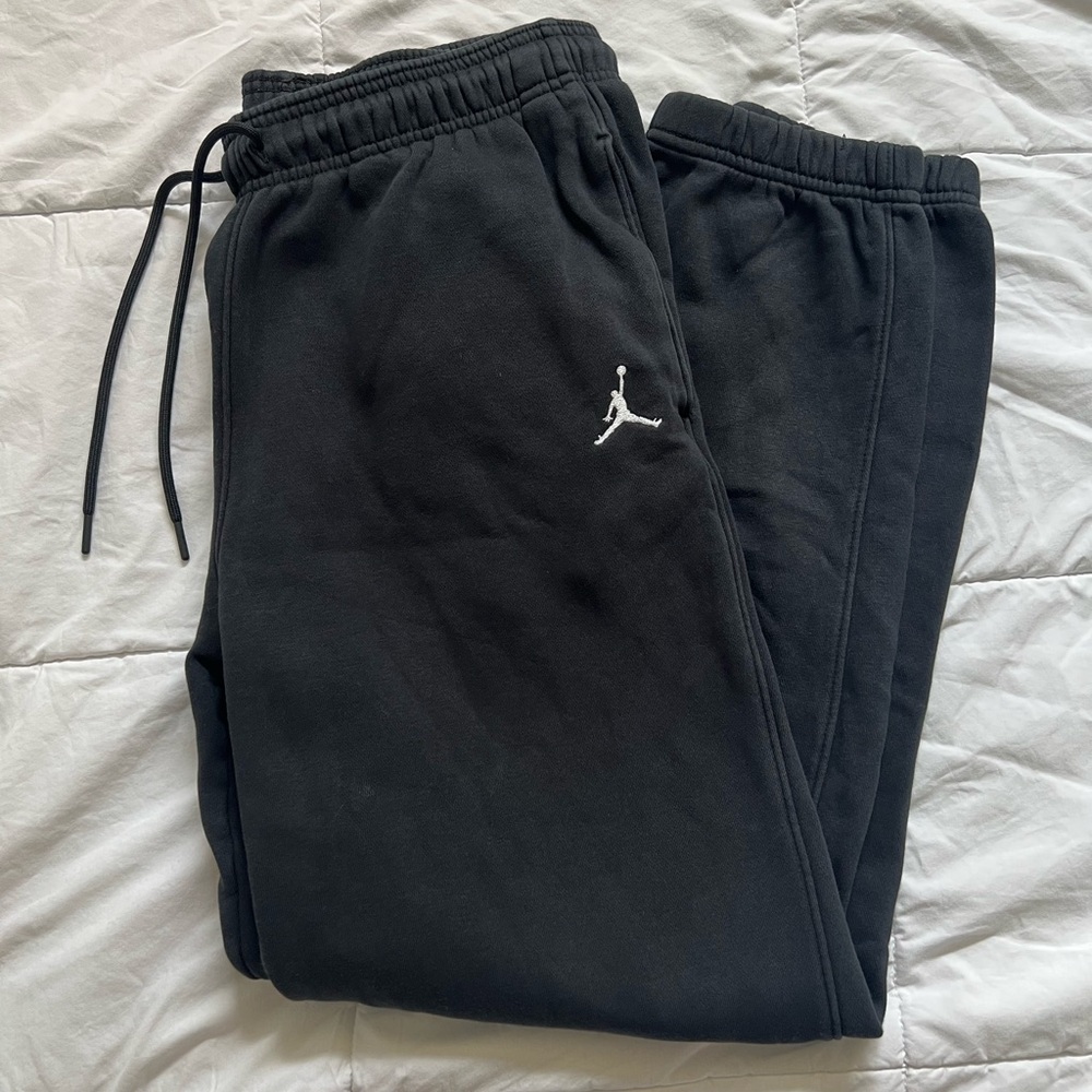 Jordan Black Joggers with Iconic Logo
